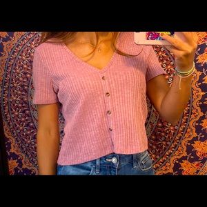 Cute button down shirt (fake buttons)